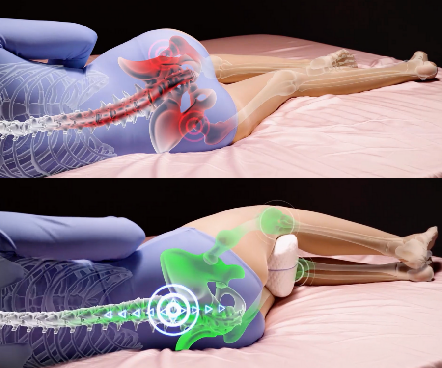 Pillowen Side-Lying Leg-Between Support Pillow